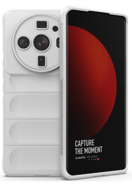 12S Ultra İçin Kaymaz Silikon Telefon Kılıfı - Beyaz (Yurt Dışından)