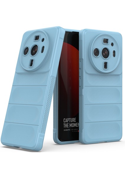 12S Ultra İçin Kaymaz Silikon Telefon Kılıfı - Mavi (Yurt Dışından)