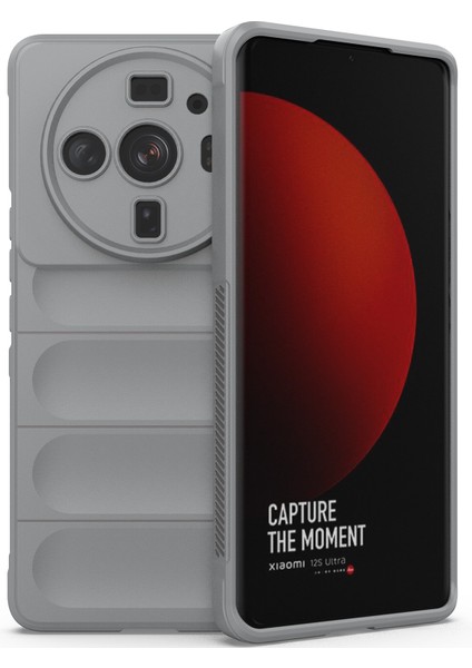 12S Ultra İçin Kaymaz Silikon Telefon Kılıfı - Gri (Yurt Dışından)