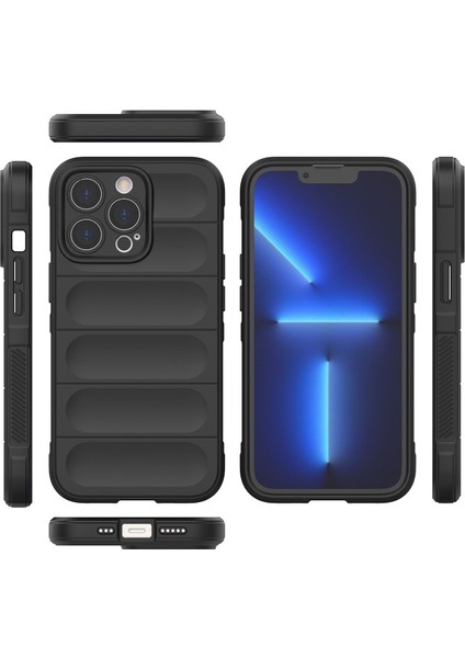 iPhone 13 Pro Max İçin Kaymaz Silikon Telefon Kılıfı - Mor (Yurt Dışından) fiyatları