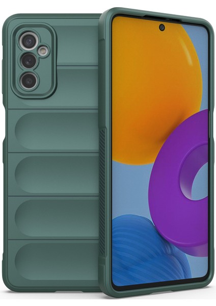 Galaxy M52 5G İçin Kaymaz Silikon Telefon Kılıfı - Yeşil (Yurt Dışından) fiyatları