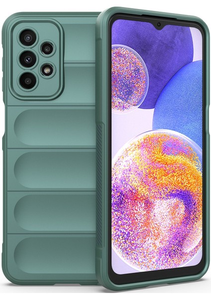 Galaxy A23 İçin Kaymaz Silikon Telefon Kılıfı - Yeşil (Yurt Dışından) fiyatları