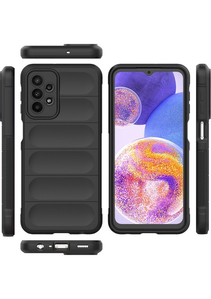 Galaxy A23 İçin Kaymaz Silikon Telefon Kılıfı - Beyaz (Yurt Dışından) fiyatları