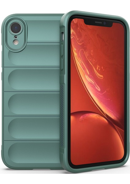 iPhone XR İçin Kaymaz Silikon Telefon Kılıfı - Yeşil (Yurt Dışından) fiyatları