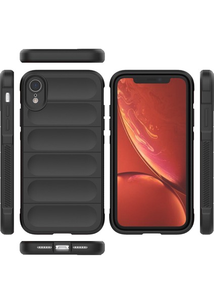 iPhone XR İçin Kaymaz Silikon Telefon Kılıfı - Gri (Yurt Dışından) fiyatları