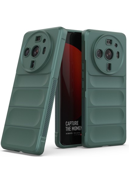 12S Ultra İçin Kaymaz Silikon Telefon Kılıfı - Yeşil (Yurt Dışından)