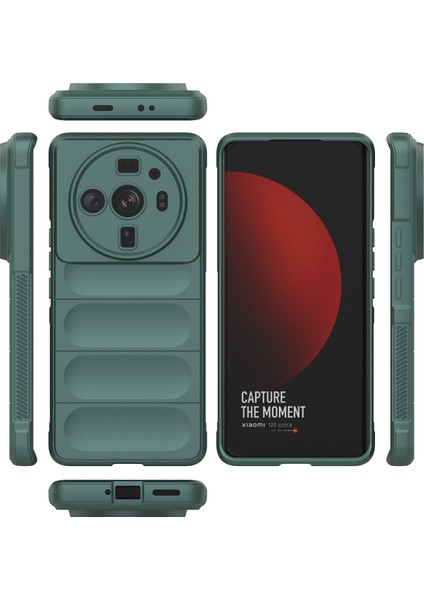 12S Ultra İçin Kaymaz Silikon Telefon Kılıfı - Yeşil (Yurt Dışından) fiyatları
