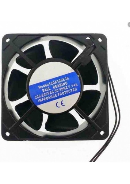 Taida 120X120X38 mm 220 Volt 0.14 Amper Metal Fan