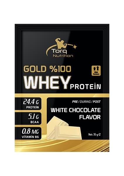 Torq Nutrition Gold Whey Protein 35 Gr - Beyaz Çikolata