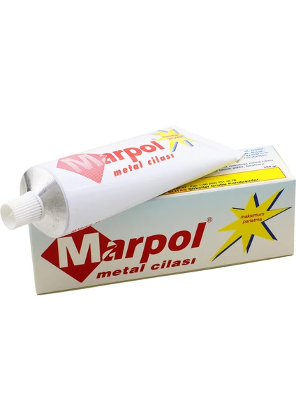 Marpol Tüp Metal Parlatma Cilası 200 gr Pasta Cila Otomotiv Parlatıcı