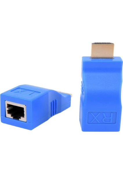 4971 HDMI RJ45 Cat5 6 Extender Uzatıcı Uzatma Aparatı Adaptör