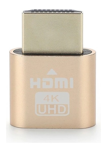 5245 HDMI 4K UHD Dummy Plug Minning Bitcoin Sanal Monitör Ekran Kartı Emülatörü