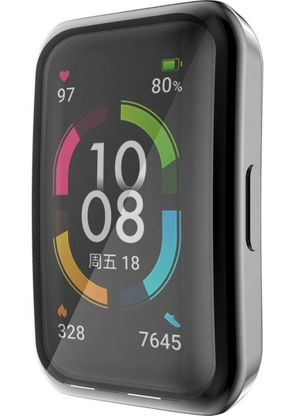Huawei Band 7 - 360 Koruma Ultra Ince Siyah Silikon Kılıf fiyatları