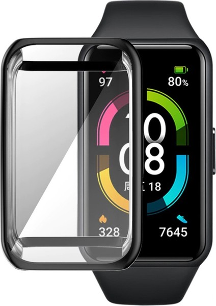 Huawei Band 7 - 360 Koruma Ultra Ince Siyah Silikon Kılıf fırsatları