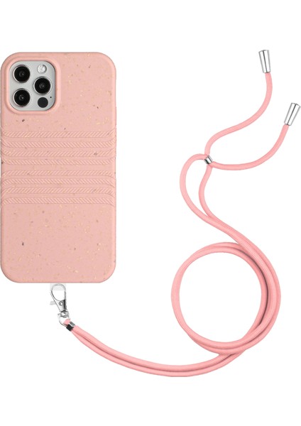 iPhone 11 Pro Için Ayarlanabilir Ipli Telefon Kılıfı - Pembe (Yurt Dışından)