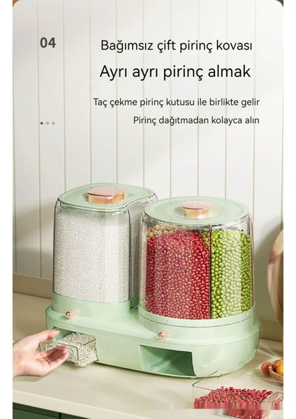 23 Pound Hububat Plastik Saklama Kabı
