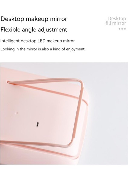 Şarj Edilebilir Üç Renkli Dokunmatik Ekranlı Makyaj Aynası (Yurt Dışından) modelleri