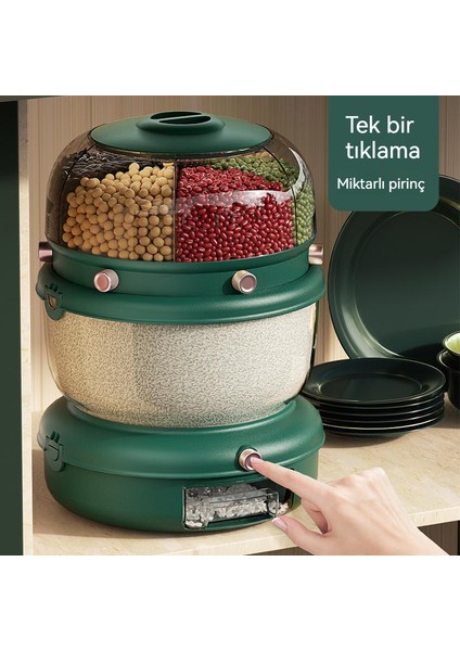 Hububat Yüksek Kapasiteli Fok Dönebilen Saklama Kabı