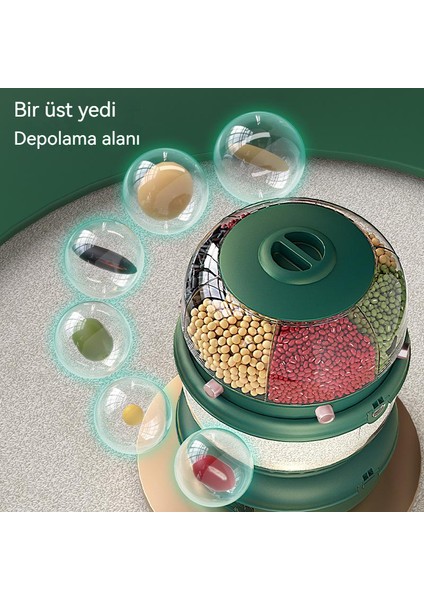 Hububat Yüksek Kapasiteli Fok Dönebilen Saklama Kabı