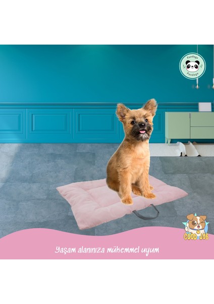 Köpek Yatağı Evcil Hayvan Kedi ve Köpek Minderi Evcil Hayvan Dikdörtgen 90X70 cm Yumuşak Minder