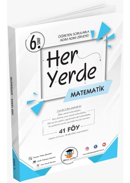 6. Sınıf Heryerde Matematik Soru Bankası (Ciltli)