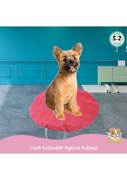 Kedi Yatağı Evcil Hayvan Kedi Minderi 65 cm Evcil Hayvan Simit Yuvarlak Yumuşak Yatak Minder