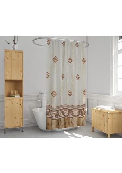 Evdy Banyo Duş Perdesi 4860 Tek Kanat 1X110X200