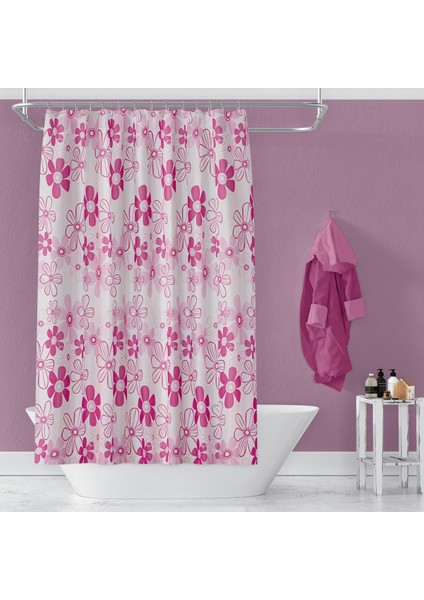 Günce Banyo Duş Perdesi 2224 Tek Kanat 1X100X200