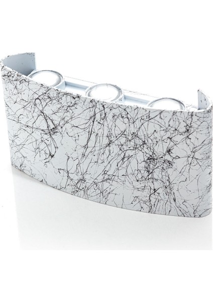 Uranüs Mermer Desen Kasa Amber Işık Ledli Dekoratif Işık Süzmeli Iç Dış Mekan Modern Aplik -Efes indirimleri