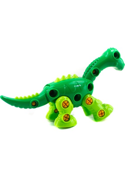 Eğitici Oyuncak Dinozor Sök Tak Dinozor Yeşil