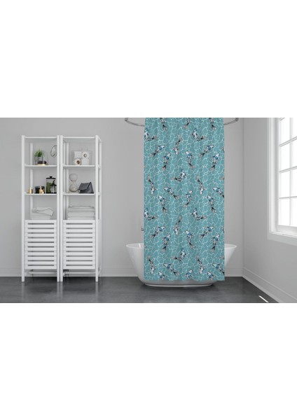 Günce Banyo Duş Perdesi 4352 Tek Kanat 1X100X200