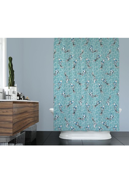 Günce Banyo Duş Perdesi 4352 Tek Kanat 1X100X200