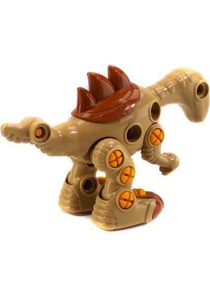 Eğitici Oyuncak Dinozor Sök Tak Kahverengi modelleri