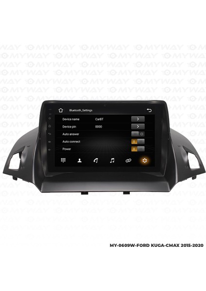 Ford C-Max Android Carplay Multimedya Navigasyon Ekran Teyp 8GB+128GB