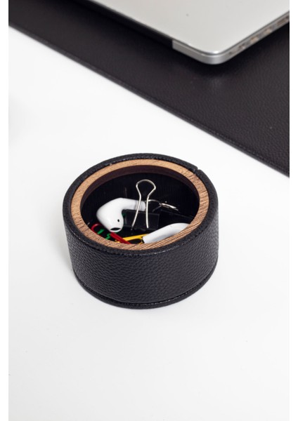 Polo Plus Deri Masaüstü Seti Siyah 5 Parça Ahşap Detaylı indirimleri