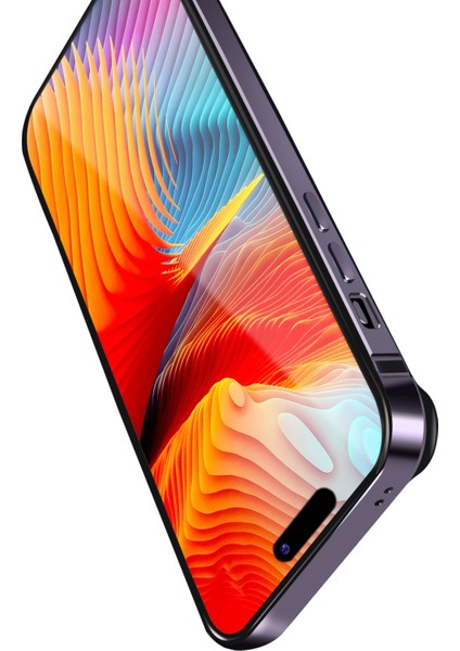 Için Alüminyum Alaşım Çerçeve Telefon Kılıfı - Siyah (Yurt Dışından) fırsatları