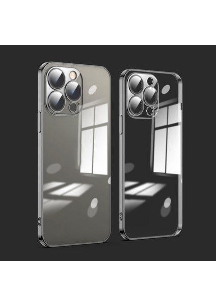 Için Cam Lens Telefon Kılıfı - Siyah (Yurt Dışından)