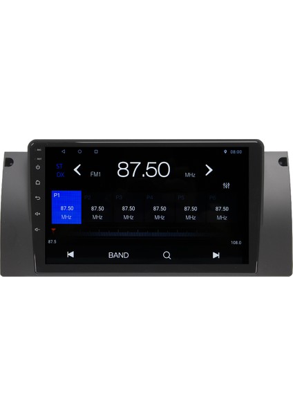 Bmw E39 Android 12 Kablosuz Carplay Navigasyon Multimedya Ekran Teyp - MY-0609W-BMW E39