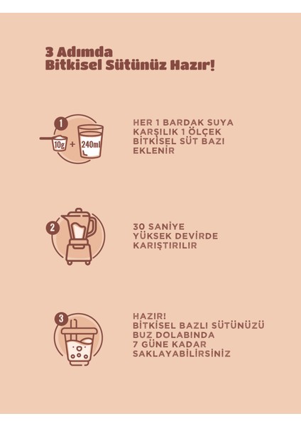 Kaju Sütü Bazı Konsantre 250gr,  Kaju, Şekersiz