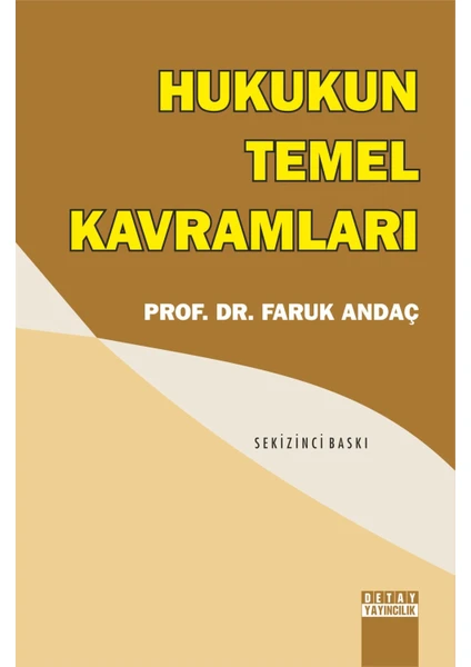 Hukukun Temel Kavramları-Faruk Andaç