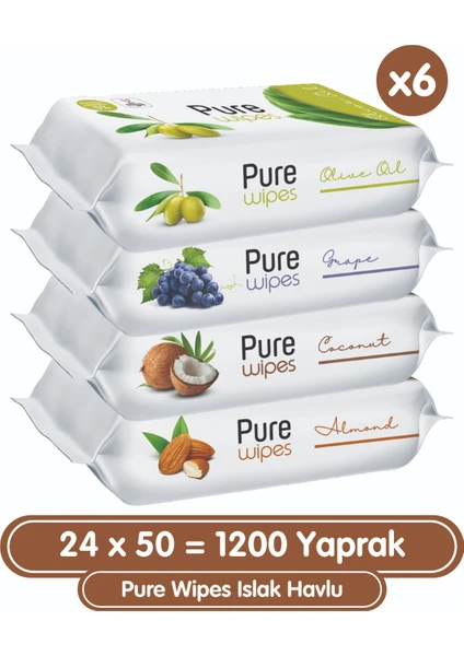 Wipes Islak Havlu 24x50 (1200 Yaprak)