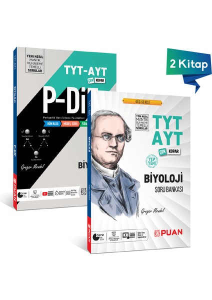 Puan Yayınları TYT AYT Biyoloji PDİF Konu Anlatım Fasikülü + TYT AYT Biyoloji Soru Bankası Kazandıran Set (Ciltli)