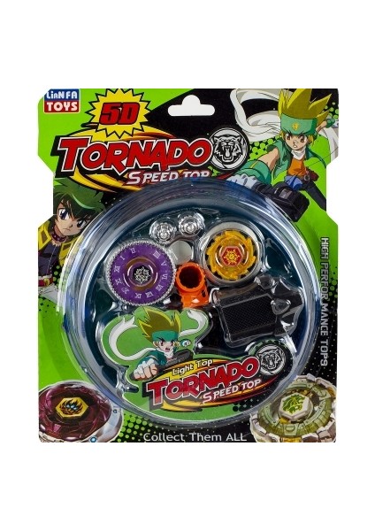 Tornado - Beyblade - Ikili Beyblade Oyuncak - Sahalı - Oyuncak