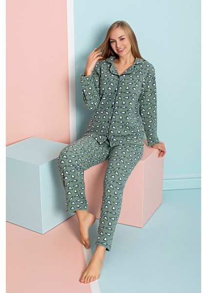 Kadın Kışlık Welsoft Peluş Polar Düğmeli Pijama Takımı fiyatları