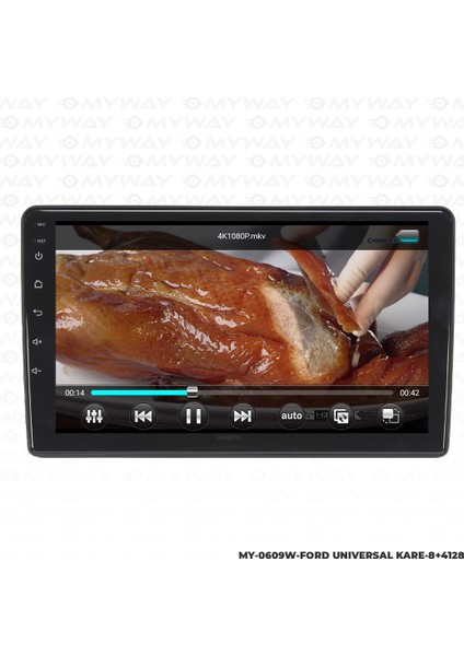 Ford S-Max Android Carplay Multimedya Navigasyon Ekran Teyp 8GB+128GB modelleri