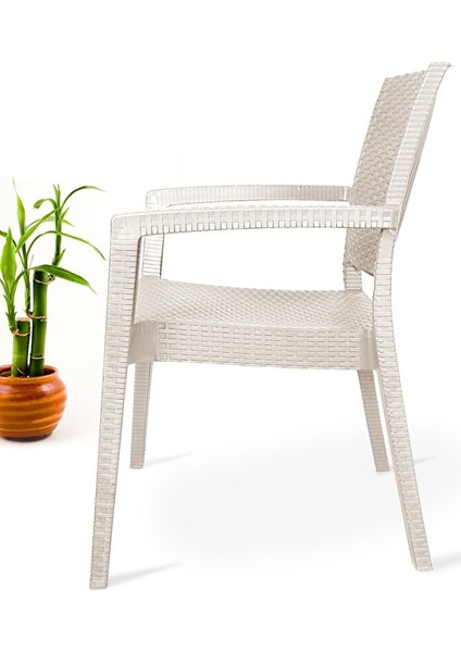 Rattan Masa Takımı 80X140 Camız Masa 6 Kişilik Sandalye Seti Bahçe Balkon Teras Takımı fırsatları