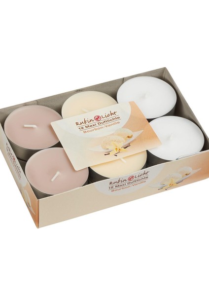 Rubinlicht Kokulu Mum - Maxi Bourbon Vanilya 12'li