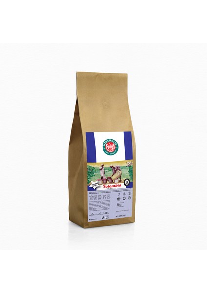 Mare Mosso Colombia Supremo Yöresel Filtre Kahve 1 Kg Ev Tipi Espresso