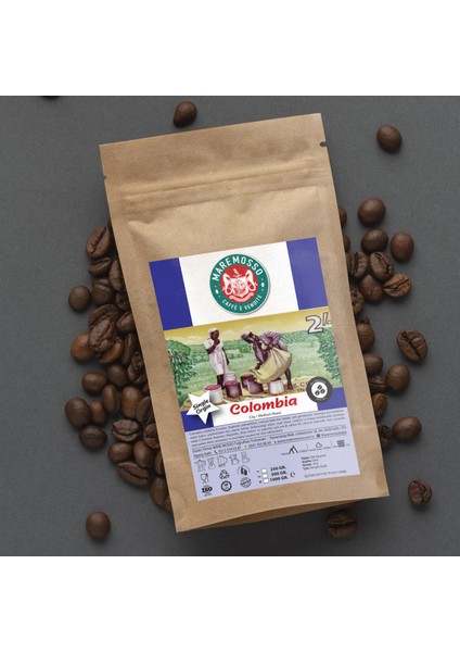 Mare Mosso Colombia Supremo Yöresel Çekirdek Filtre Kahve 250 Gr