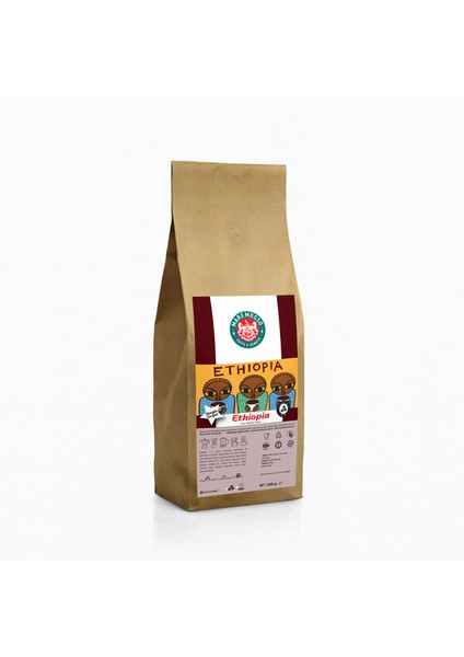 Mare Mosso Ethiopia Sidamo GR4 Yöresel Çekirdek Filtre Kahve 1 Kg.